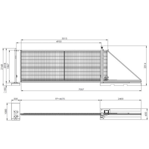 Portails autoportants